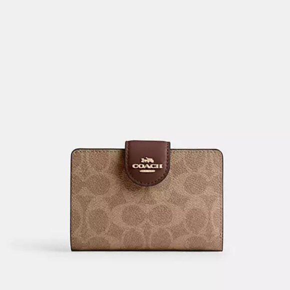 Coach Medium Corner zip Bifold Wallet - Picture 1 of 2